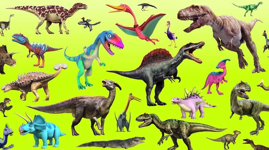Динозаври онлайн пазл