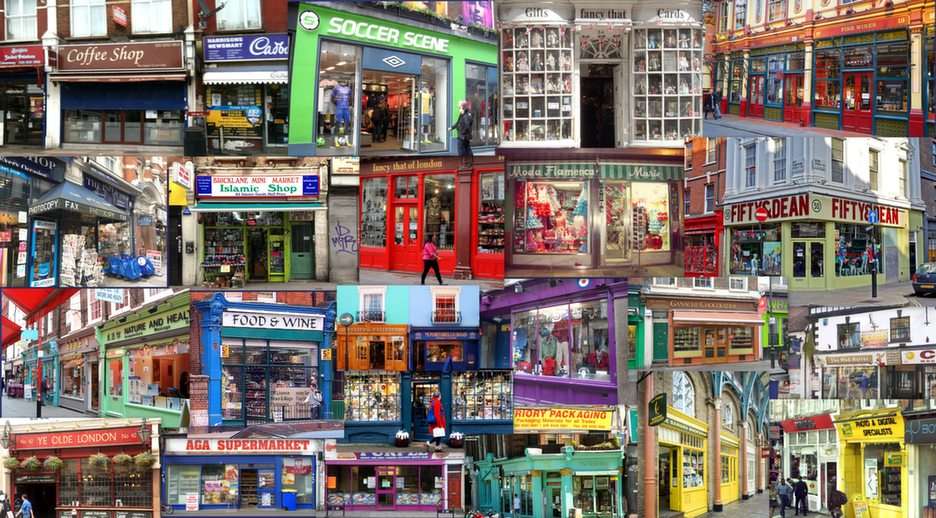 Lojas de Londres puzzle online