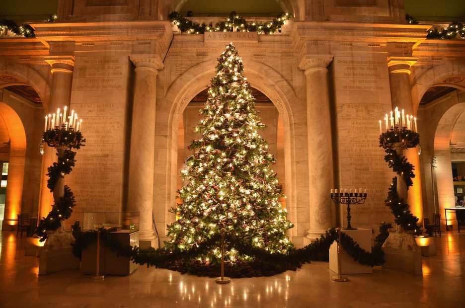 Vánoční strom v Bílém domě puzzle