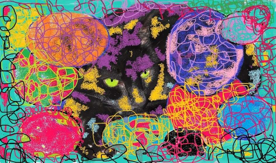 Emporio de hilo de Kitty puzzle online a partir de foto