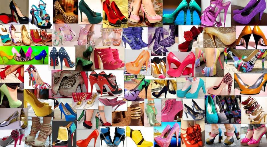 Sapatos, botas ... puzzle online