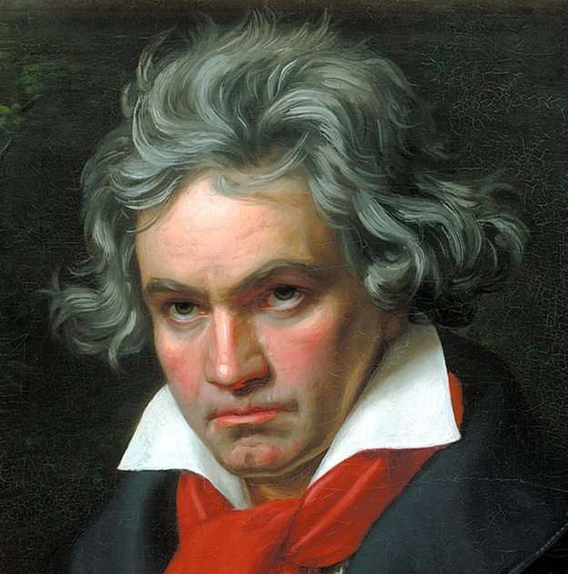 Beethoven puzzle online da foto