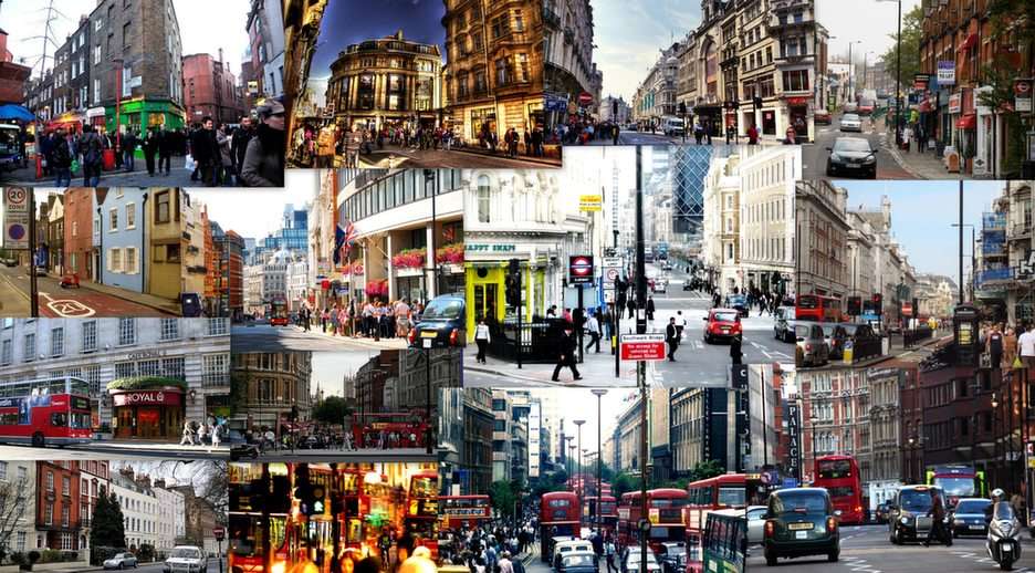 Londýnské ulice online puzzle