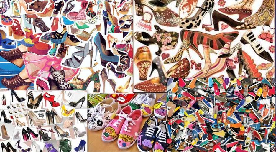 Παπούτσια, μπότες ... παζλ online από φωτογραφία