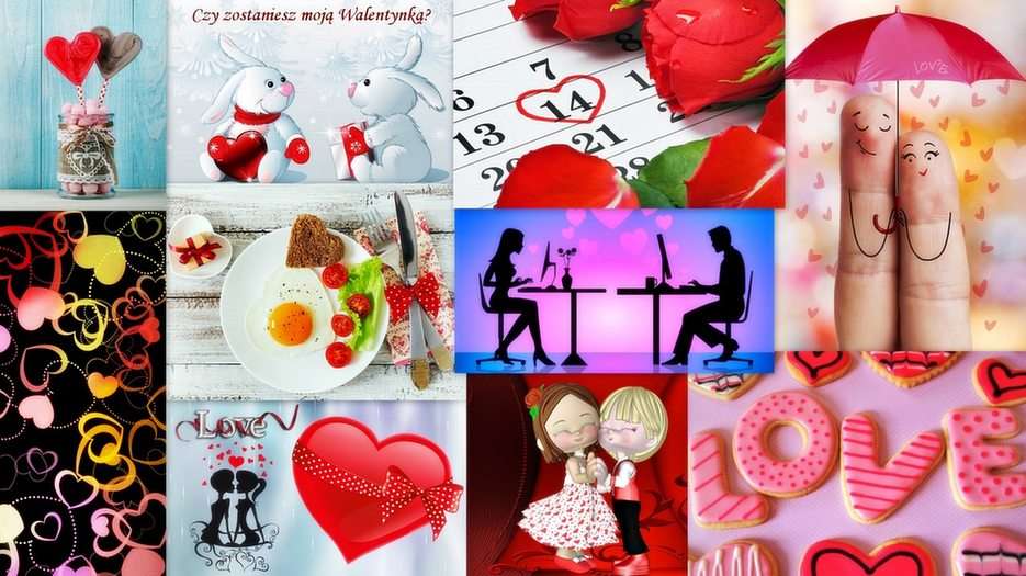 Valentijnsdag puzzel online van foto