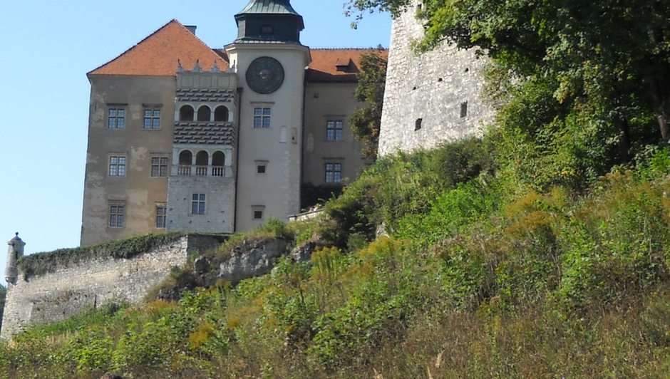 Château sur Pieskowa Skała puzzle en ligne