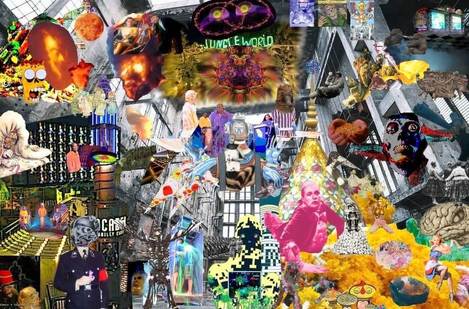 Collage online puzzle