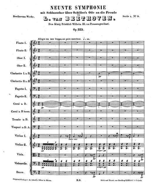 Sinfonie Nr. 9 d-Moll op. 125 Online-Puzzle