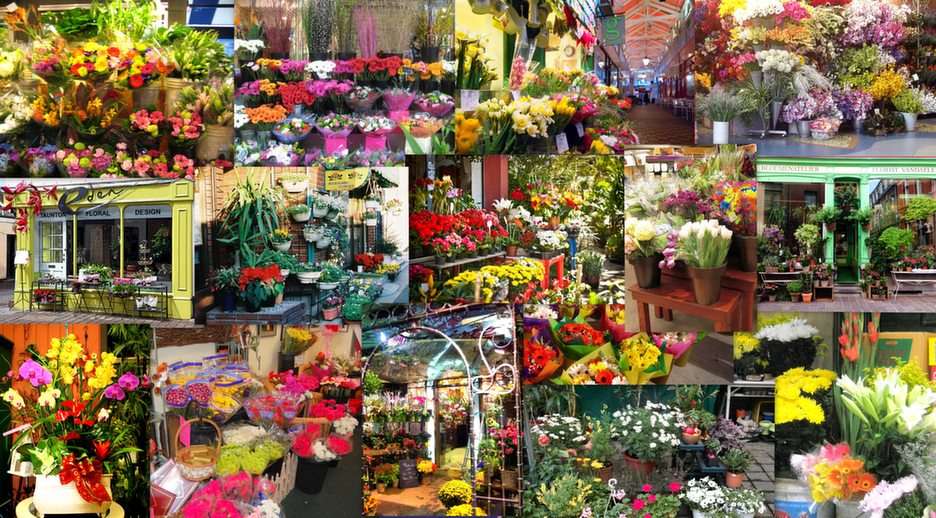 florists puzzle online from photo