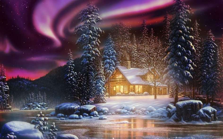 Vinterpussel pussel online från foto