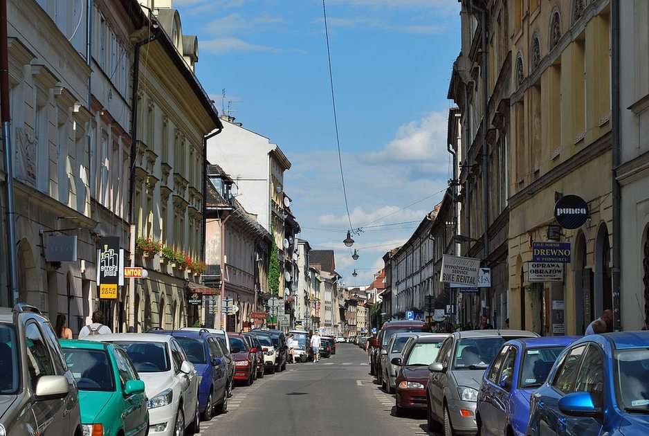 Straat in Krakau online puzzel