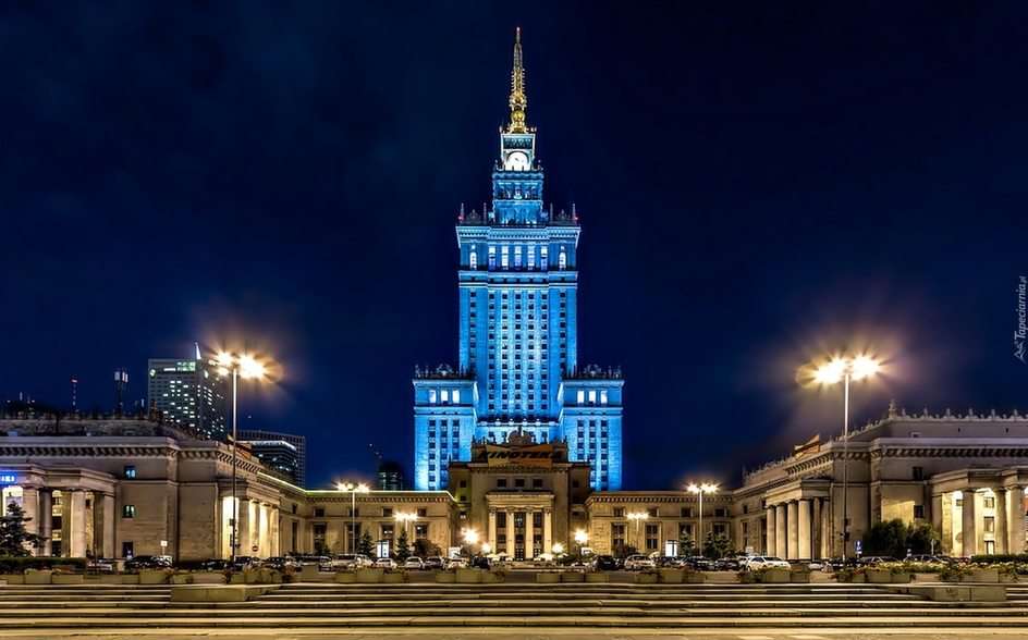 Warsaw puzzle online from photo