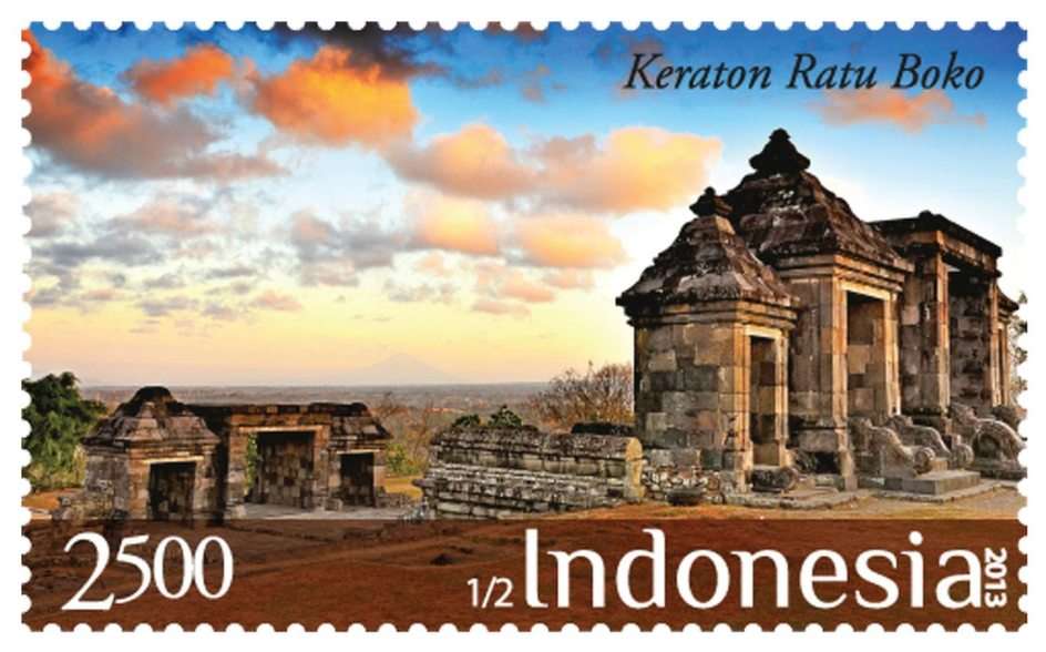 Indonésie razítko online puzzle
