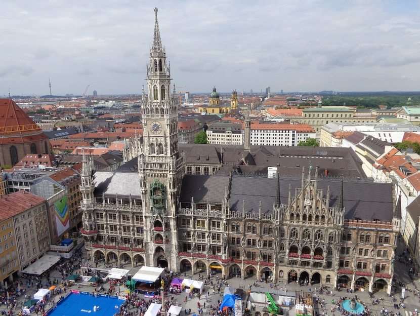 Neues Rathaus Munchen puzzel online van foto