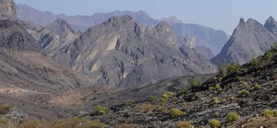 Berge im Oman Online-Puzzle