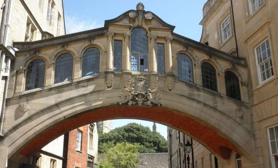 Cambridge footbridge puzzle online from photo