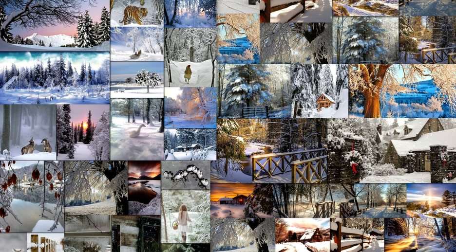 winter puzzle online from photo