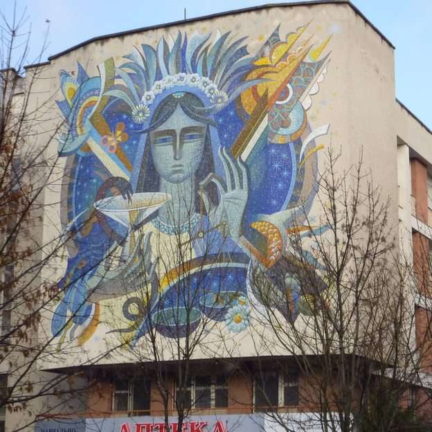 Mosaic in Lviv. online puzzle