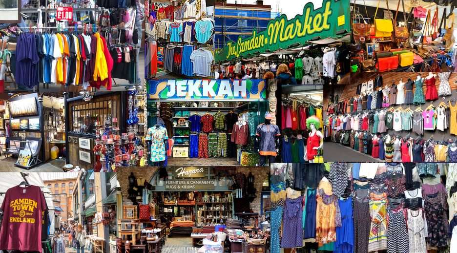 London-Camden Town- shopping puzzle online from photo