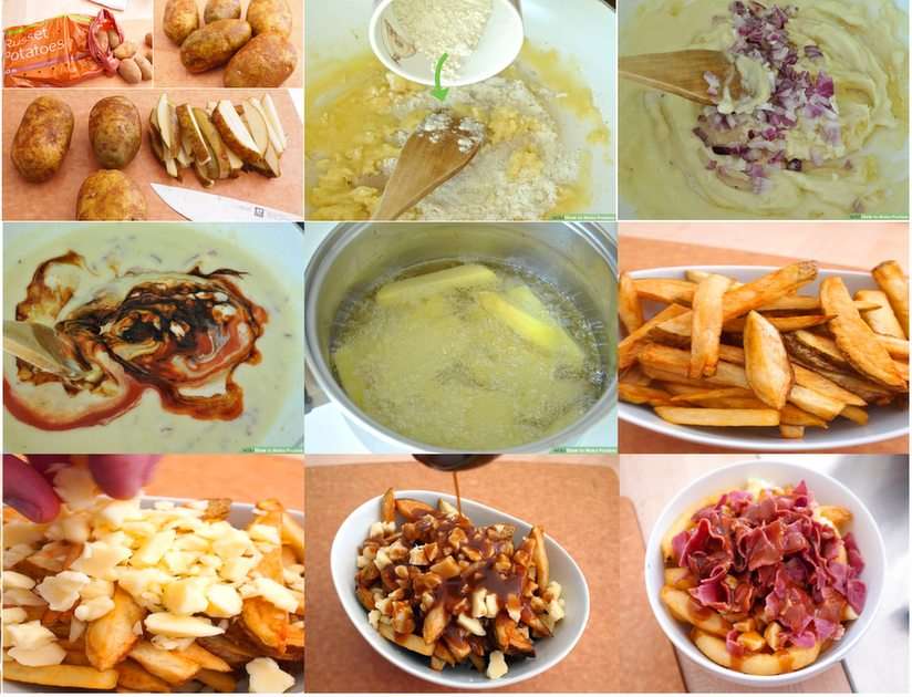 Poutine puzzle online from photo
