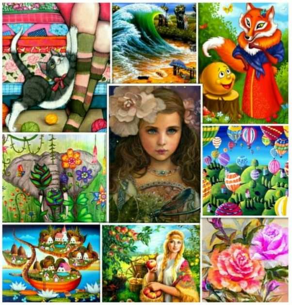 Puzzle Mix puzzle online from photo