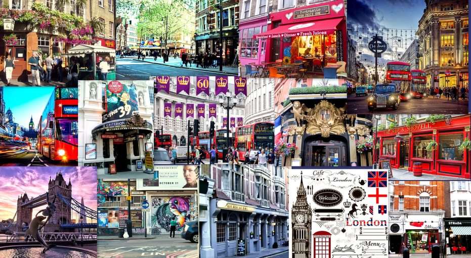 London collage puzzle