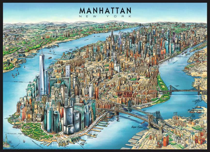 Manhattan puzzle en ligne