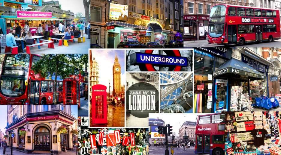 Londoner Collage Online-Puzzle