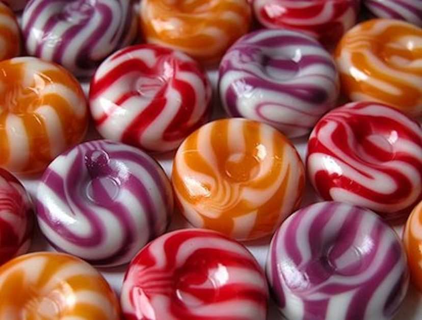 Твърди бонбони онлайн пъзел от снимка