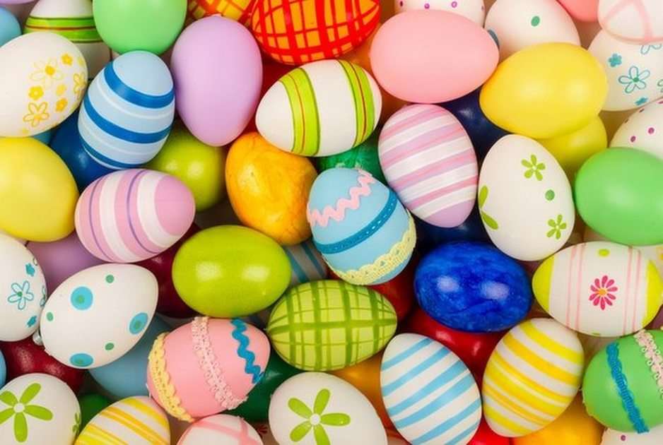 húsvéti tojás puzzle online fotóról