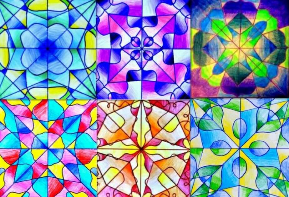 kleurrijk online puzzel
