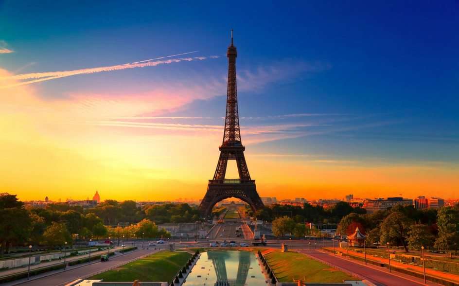 Min sticksåg Eiffel pussel online från foto