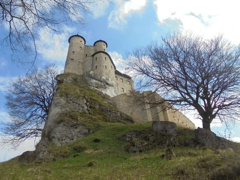 castle in Bobolice puzzle from photo