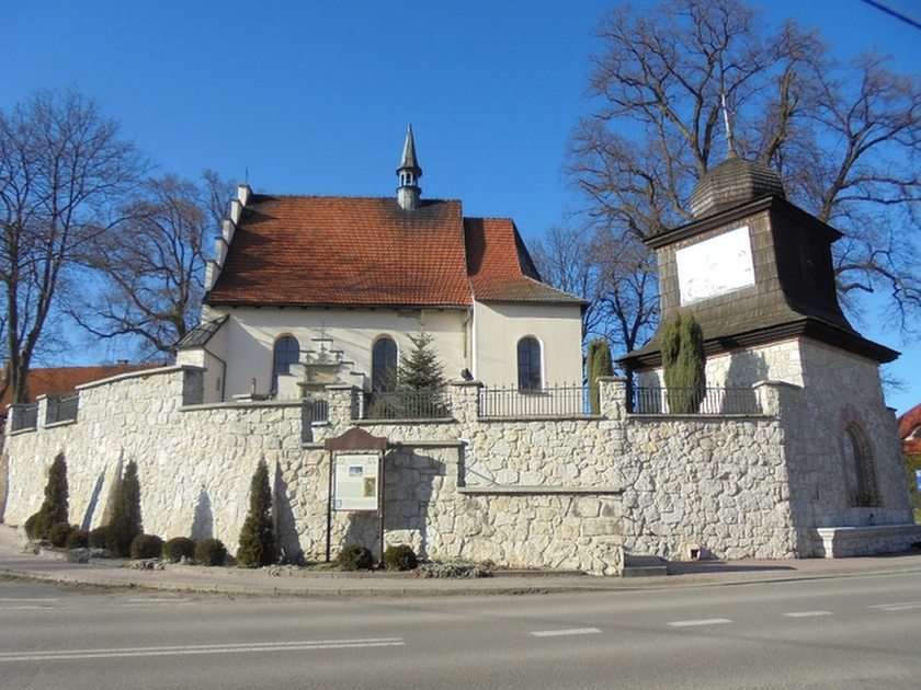 church in Giebułtów online puzzle