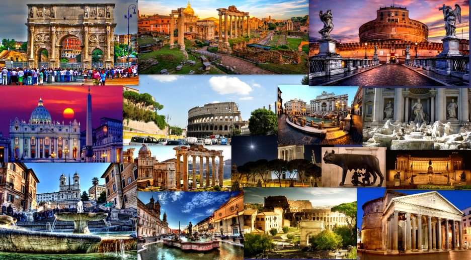 Rome puzzle online from photo