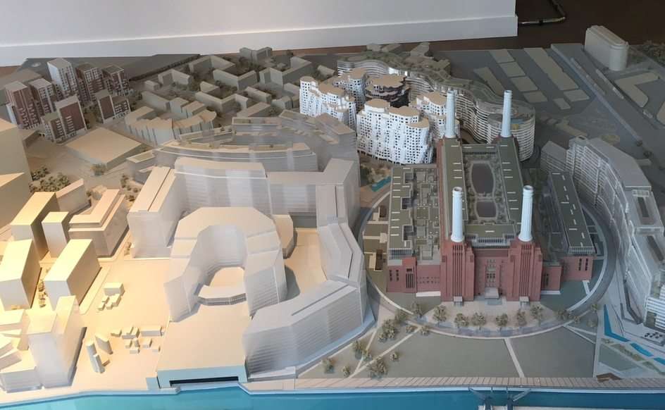 Rompecabezas de la central eléctrica de Battersea puzzle online a partir de foto
