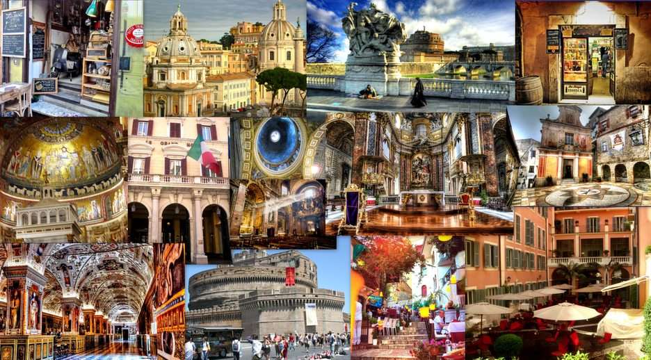 Rome puzzel van foto