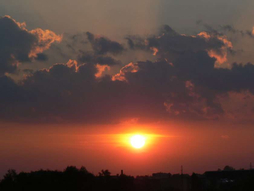 Sonnenuntergang Online-Puzzle vom Foto