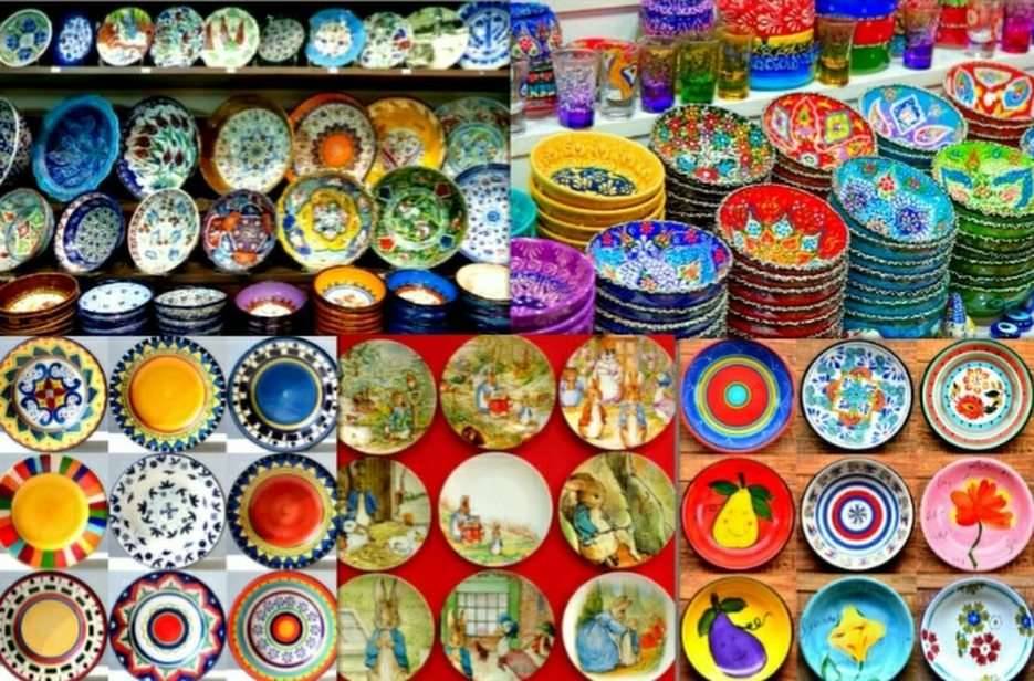 dekorativní talíře online puzzle