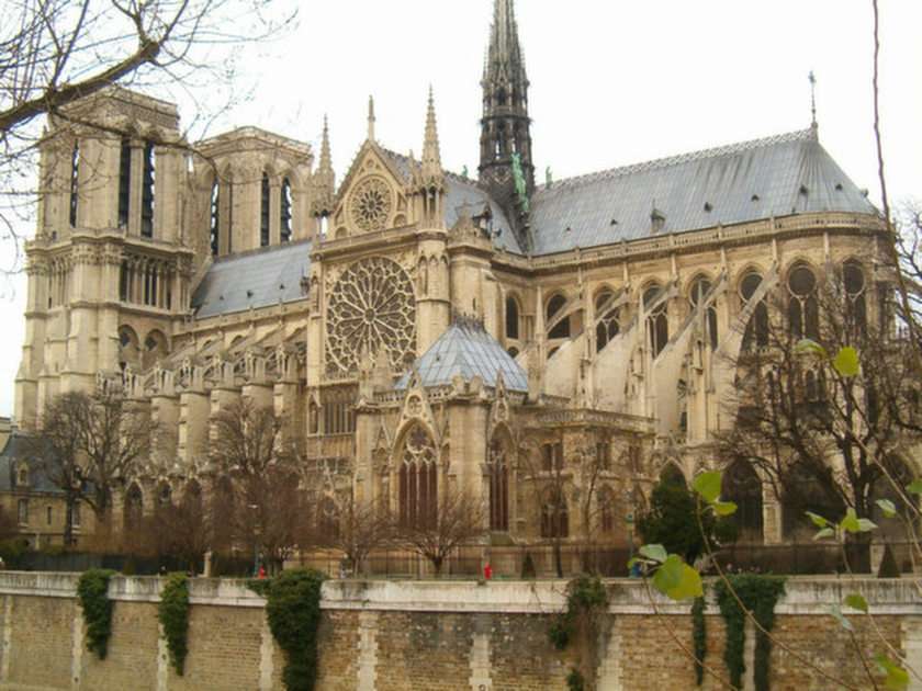 Notre Dame puzzle online from photo