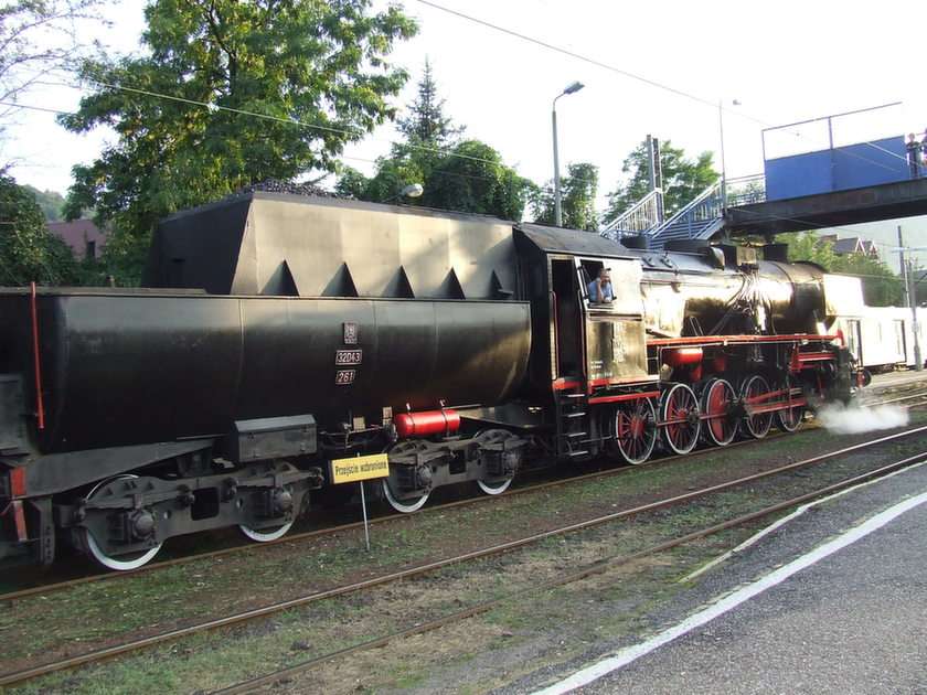sfilata di locomotive a vapore puzzle da foto