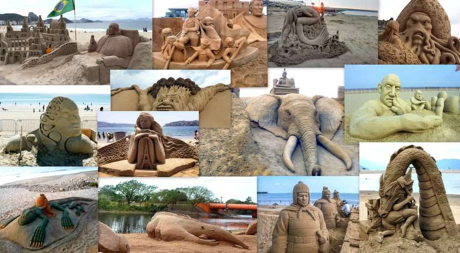 dalla sabbia ... puzzle online da foto