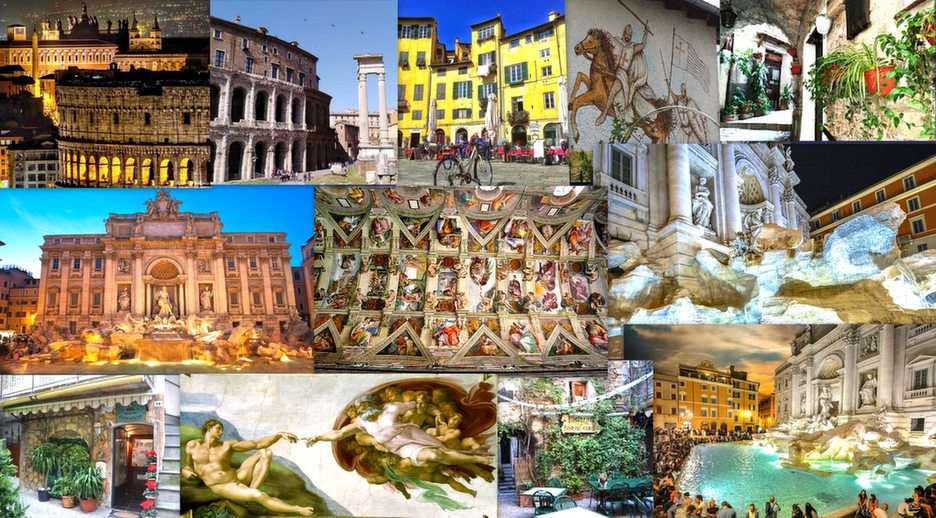 ローマ 写真からオンラインパズル