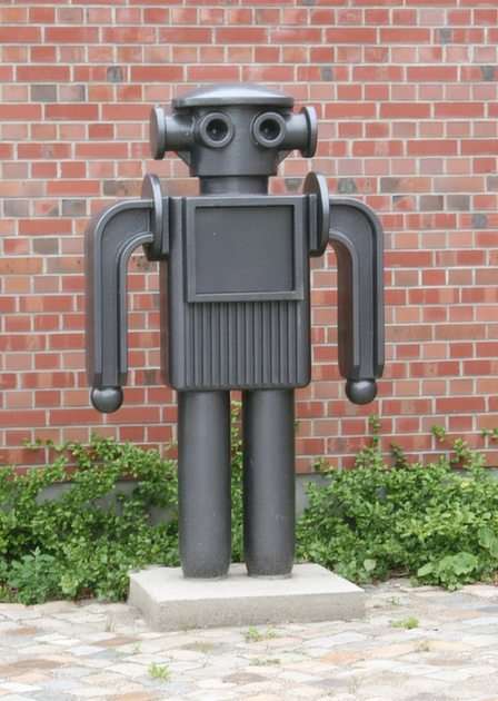 Der kleine Roboter aus Torgelow Online-Puzzle vom Foto