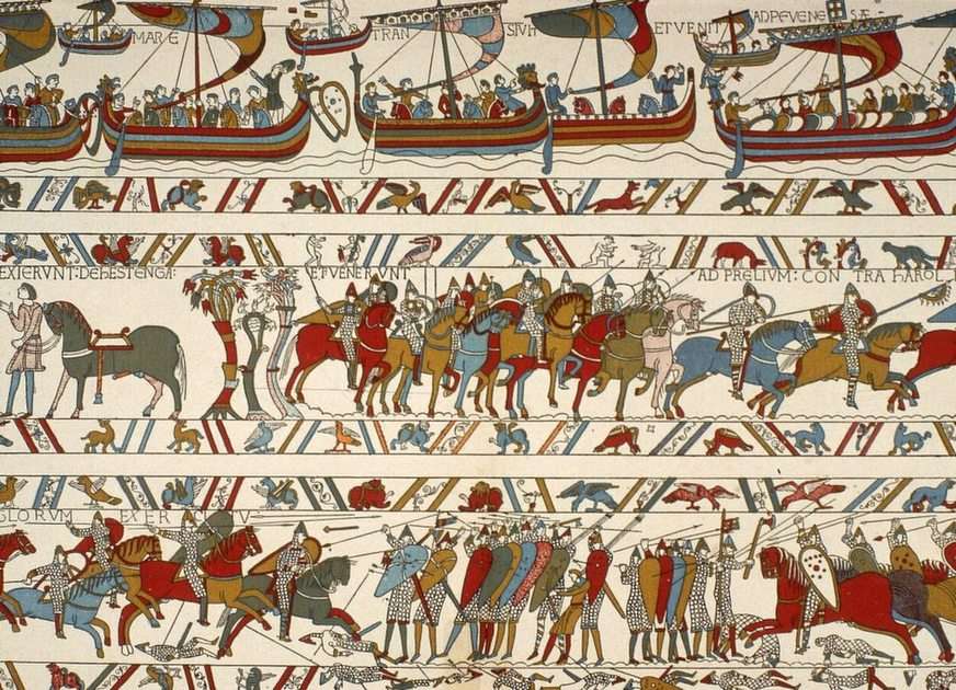 The Bayeux Tapestry puzzle online from photo