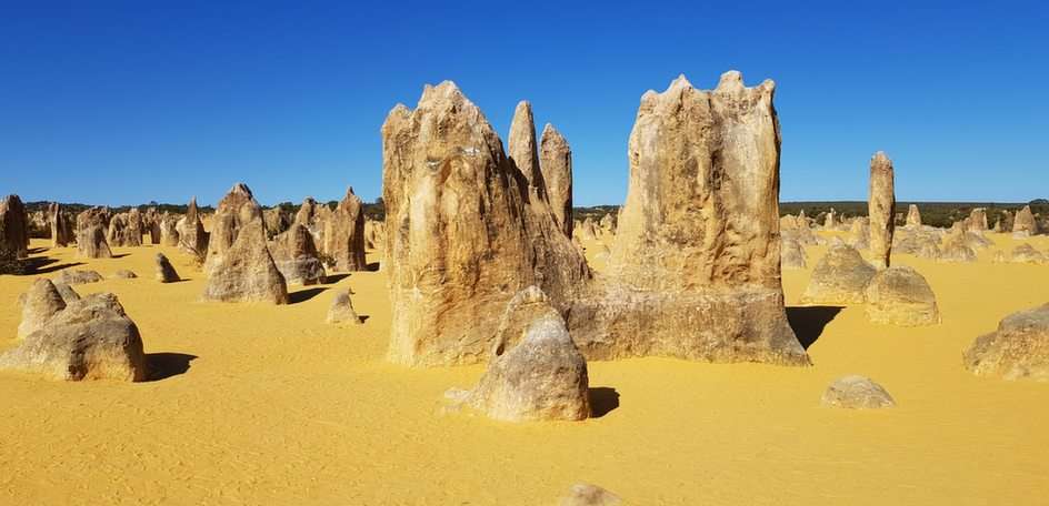 The Pinnacles, Austrália Ocidental puzzle online a partir de fotografia