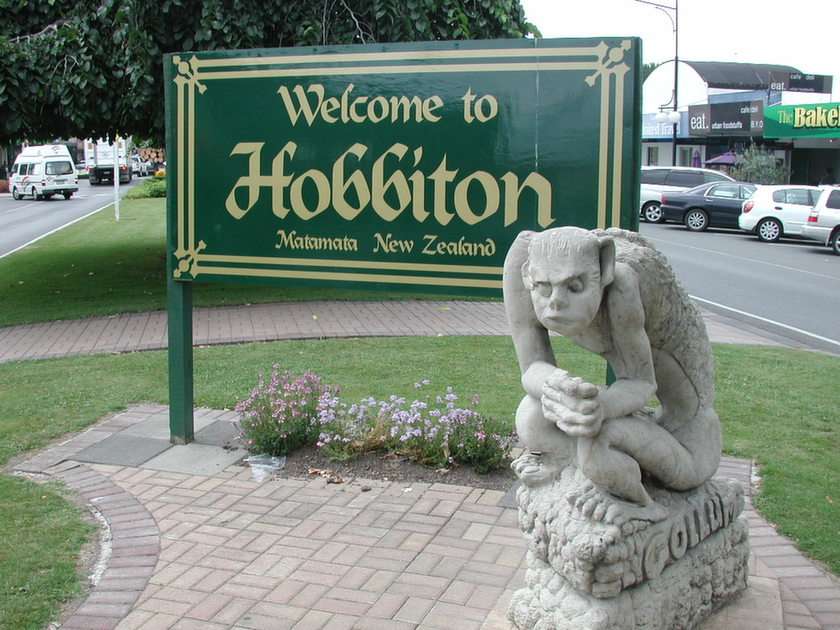 Hobbiton pussel online från foto