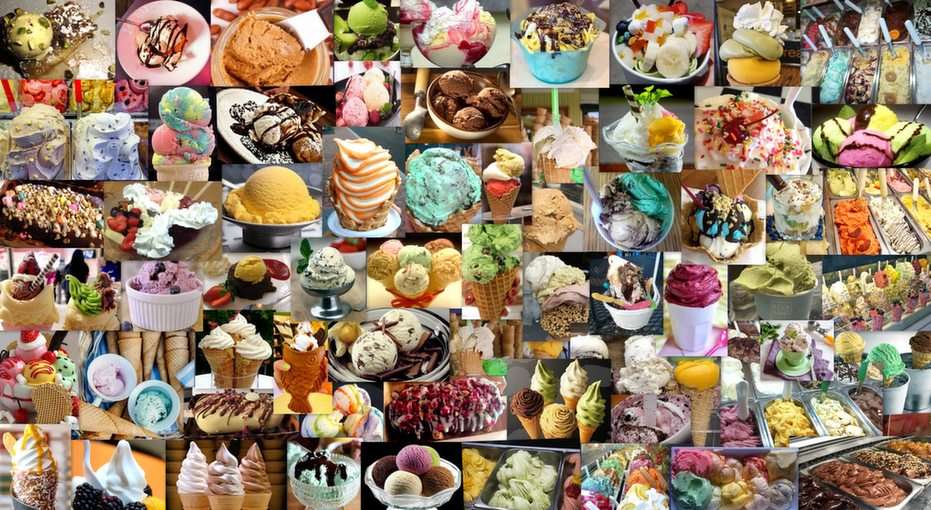 сладолед, сладолед ... онлайн пъзел