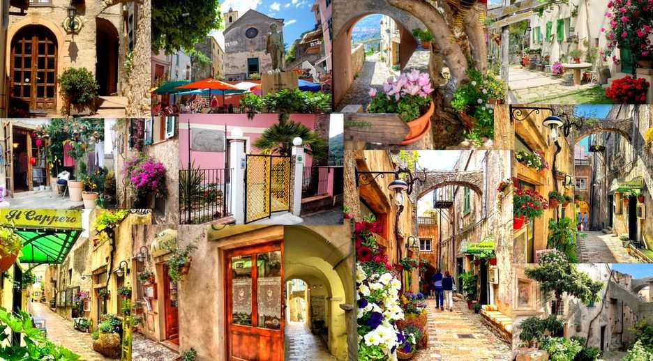 Italian alleys puzzle online from photo