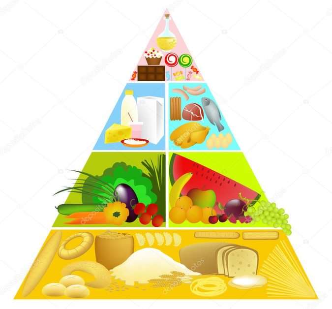 táplálék_piramis1 Online-Puzzle vom Foto